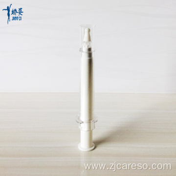 10ml 20ml White Airless Cosmetic Syringe Bottle